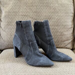 Sole Society Grey Ankle Boots